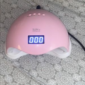 Sun uv LED nail lamp (pink)